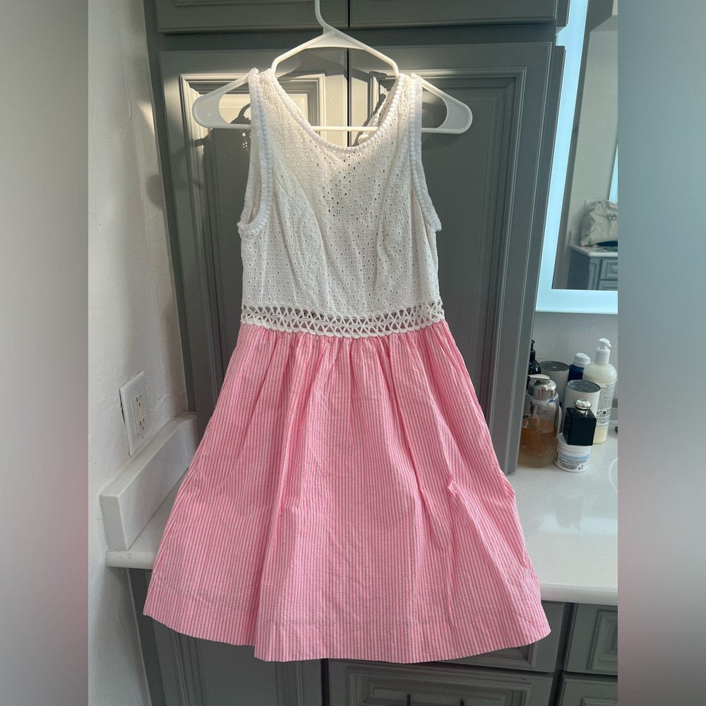 Lilly Pulitzer White and Pink Dress